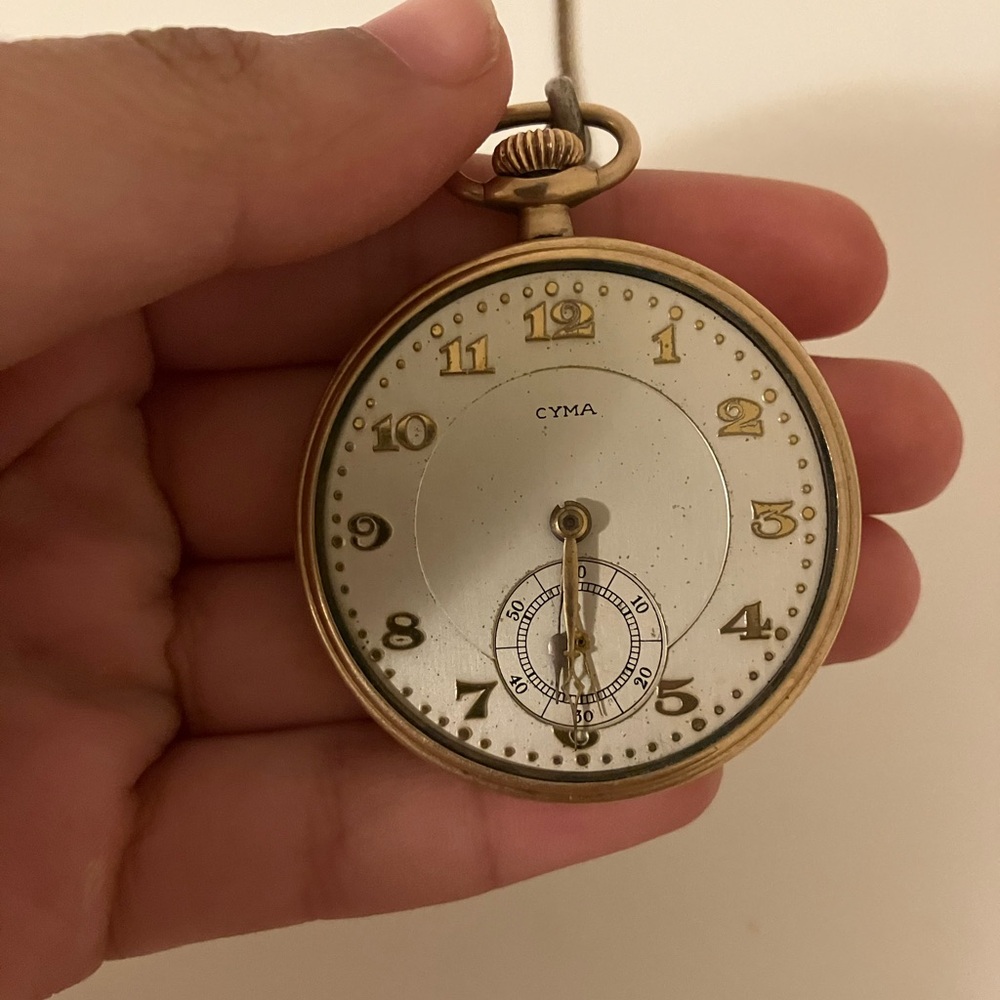 CYMA Rare Vintage Antique Soviet Pocketwatch